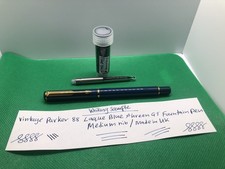 Vintage Parker 88 Laque Blue &