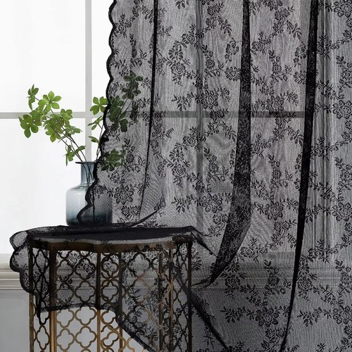 Voile curtains panels - curtains,