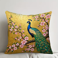 2 X Lovely Peacock Perched On