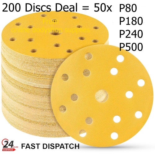 150mm sanding discs - da,