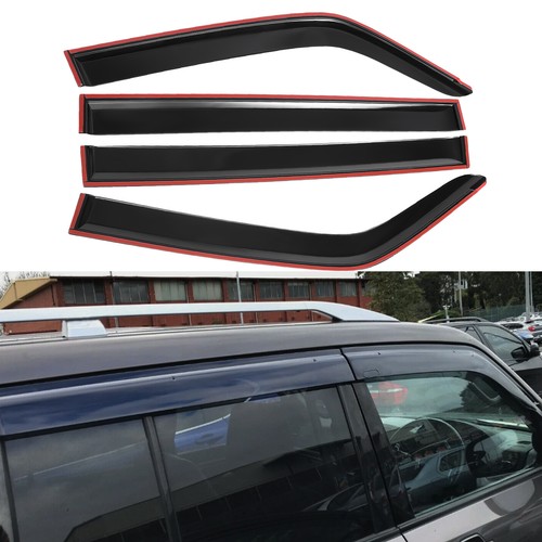 Black wind deflectors window - wind,