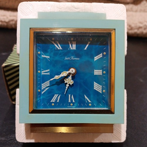 Seth thomas blue - blue, portable
