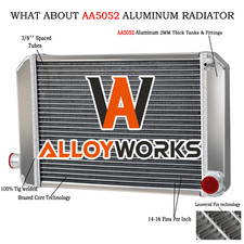 Upgraded 2 Row Radiator Fits