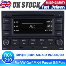 Car Radio stereo RCN210 CD Player MP3 Bluetooth For VW Golf 4 MK4 Passat B5 Polo
