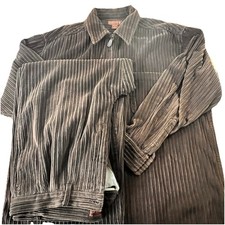 VTG Khaki Safari 2 Pc Set Mens