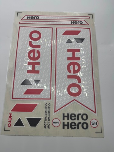 Hero cricket bat - cricket, stickers