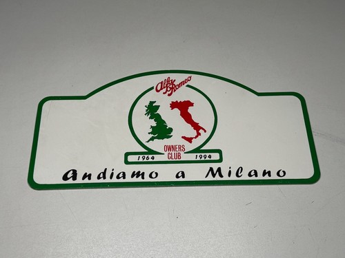 Alfa romeo owners club 1964 - owners,