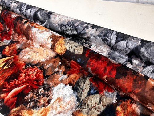 Floral velvet upholstery - velvet,