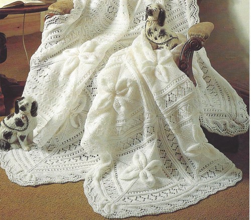 Baby shawl and - baby, cot