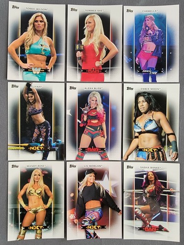 2017 topps wwe women - 2017,