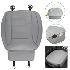 Universal Car Front Seat Cover Breathable PU Leather Auto Chair Cushion 53×53 cm