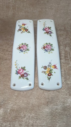 Vintage white ceramic door - ceramic,