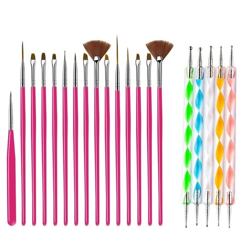 25pcs nail art - set, gel