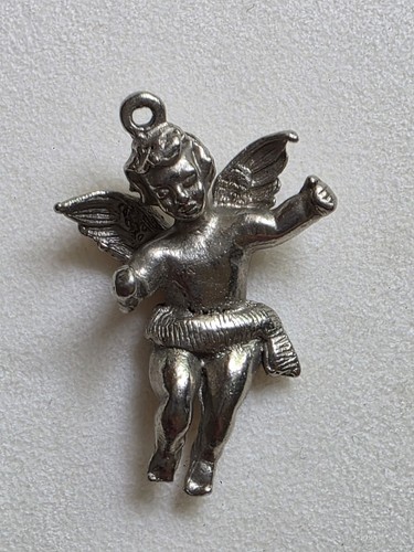 Vintage angel cherub pendant - vintage,