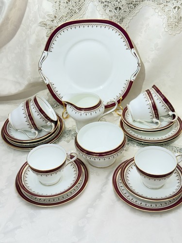 Aynsley durham 1646 21pc tea - durham,