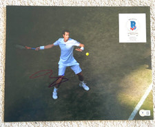 ANDY MURRAY SIGNED 11X14 PHOTO WIMBLEDON US OPEN 2012 2016 OLYMPICS LONDON BAS