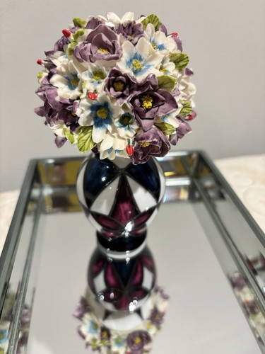 Vintage thorley flower vase - vintage,