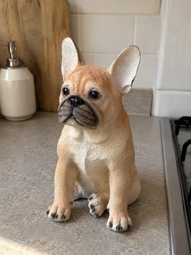 French bulldog garden ornament - french,