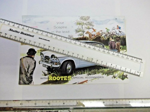 Old car sales leaflet - car,