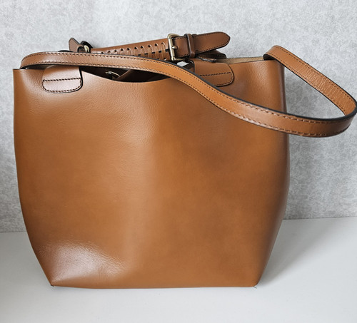 Zara buffalo leather large - leather,