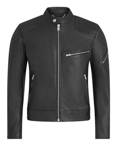 Belstaff men black leather - belstaff,