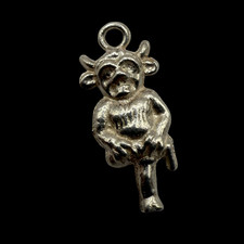 Vintage Silver Charm – Lincoln Imp Gargoyle – Estate Collection