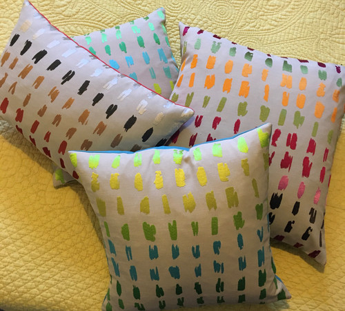 Scion dash embroidered cushion - scion,