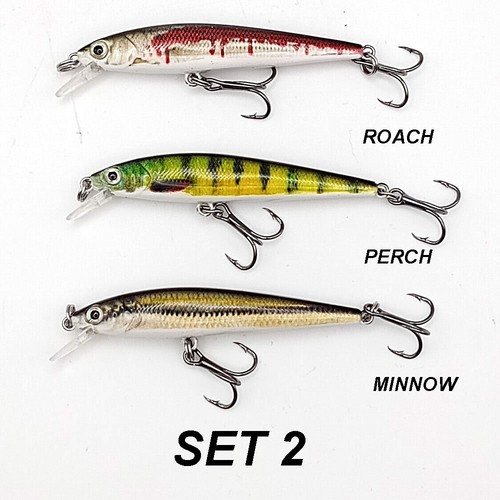 Mini perch fishing lures - 3,