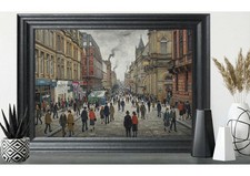 Framed Lowry Style Image of