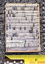 14pt Numbers Set Font Metal letterpress Type # ADANA EIGHT FIVE 8 x 5 User #