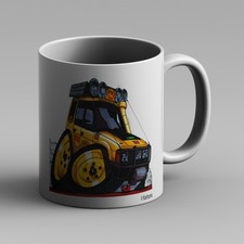 Kartoons Koolart Mug   Land Rover Discovery Camel Trophy Livery 131