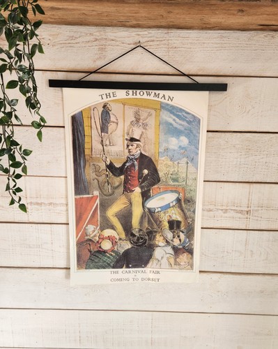 Vintage showman poster - vintage,