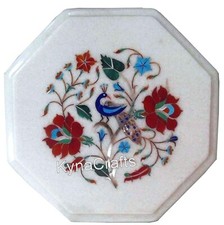 Octagon White Marble Coffee