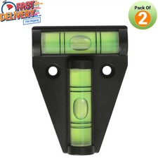 2 Way Black Spirit Level Small