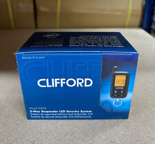 CAR ALARM CENTRAL LOCKING SECURITY 2WAY REMOTE SHOCK SENSOR SIREN CLIFFORD 3305X