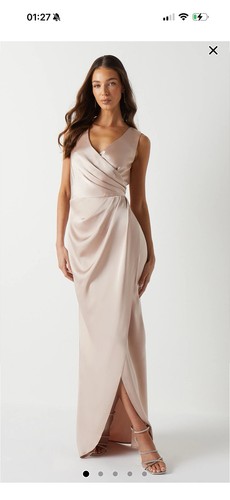 Coast satin bridesmaid prom - coast, or