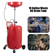 80L Waste Oil Drainer Portable Waste Oil Garage Extractor Drain Drainer Tank UK
