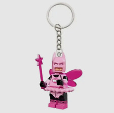 Hot Pink Fairy Batman Lego Keychain