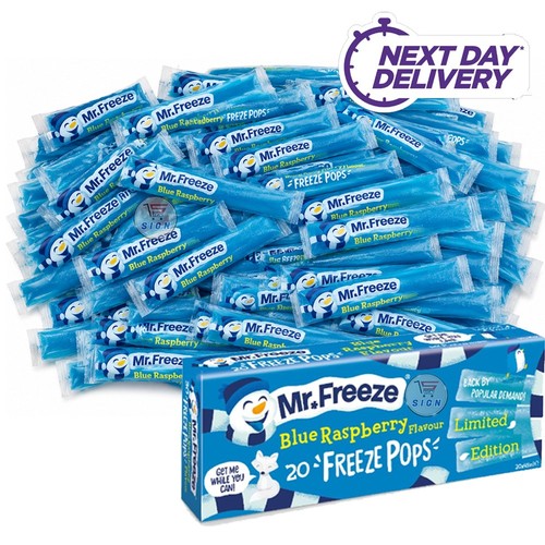 Freeze blue raspberry ice - freeze,