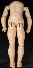 48cm / 19"  ORIGINAL ANTIQUE DOLL JOINTED BODY,  DOLL HOSPITAL SPARES, c. 1890
