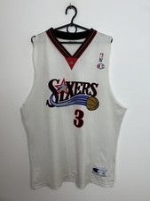 PHILADELPHIA 76ERS SIXERS NBA BASKETBALL JERSEY #3 IVERSON SIZE XL ADULT