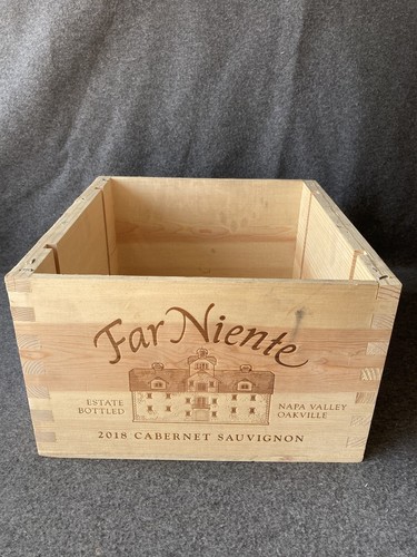 Wine box crate - -, wood-