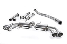 Milltek Primary Cat Back Exhaust 90mm Race Quad 127mm Tips Fits Nissan GTR R35