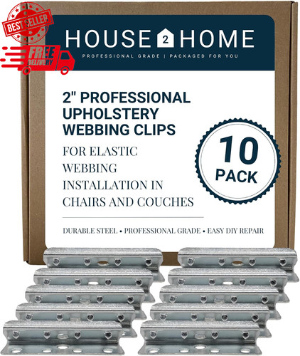 Upholstery webbing clips - upholstery,