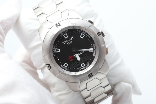 Tissot touch black dial - tissot, t-touch