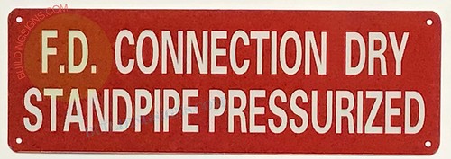 Fire department connection dry - department,