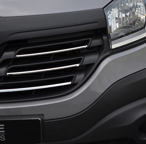 Chrome front grille - grille, accent