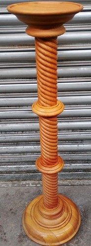 Vintage wooden barley twist - barley,