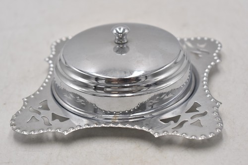 Vintage silver plated butter - vintage,