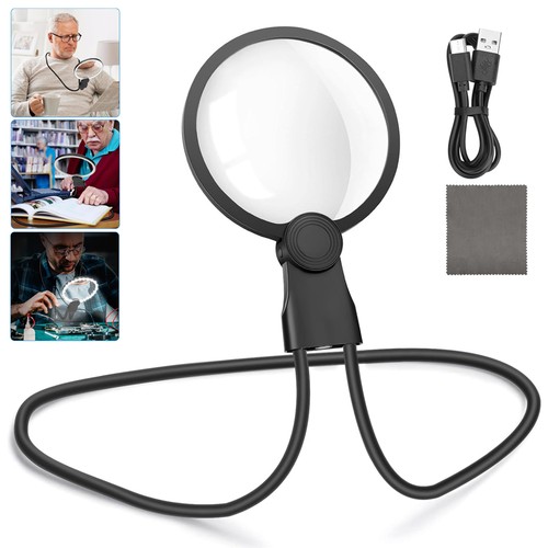 Hands free magnifying glass - hands,